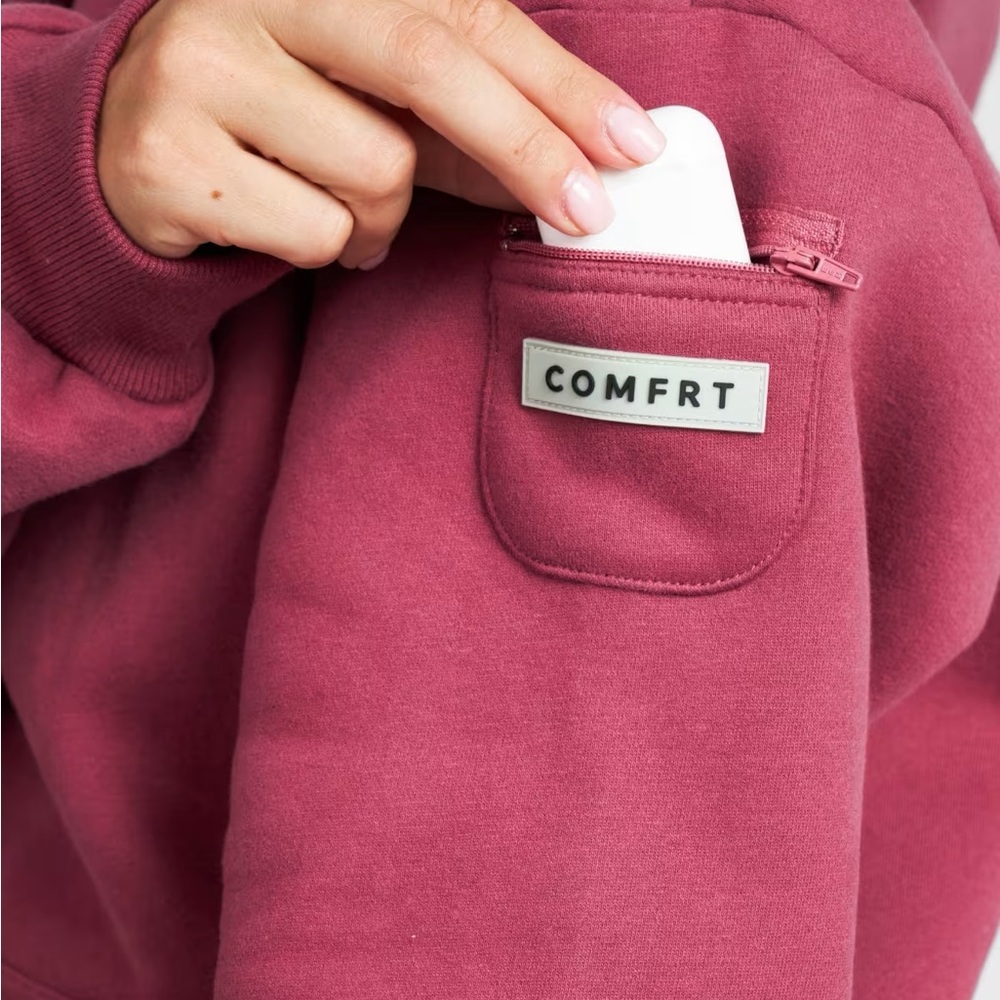 COMFRT BERRY SET- DND HOODIE AND SWEATS - Picture 4 of 6